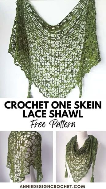 Crochet Triangle Shawl
