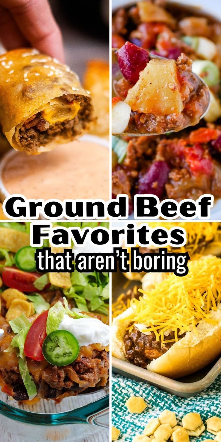 17 Exciting Ground Beef Recipes Beyond the Burger | Recipes Using Ground Beef, Already Cooked Ground Beef Recipes, Dinner Ideas with Ground Meat