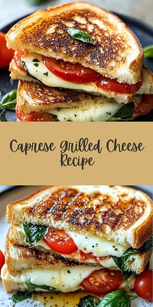 Caprese Grilled Cheese Sandwich