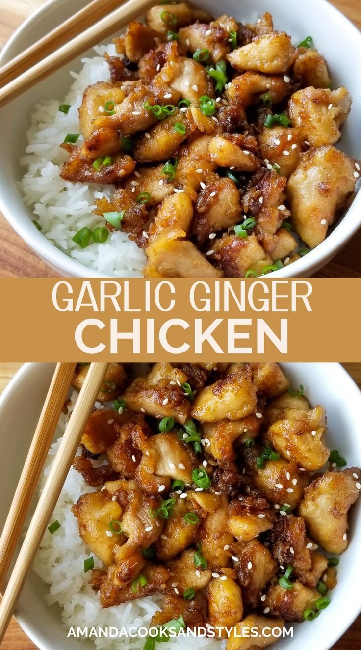 Best Ever Garlic Ginger Chicken
