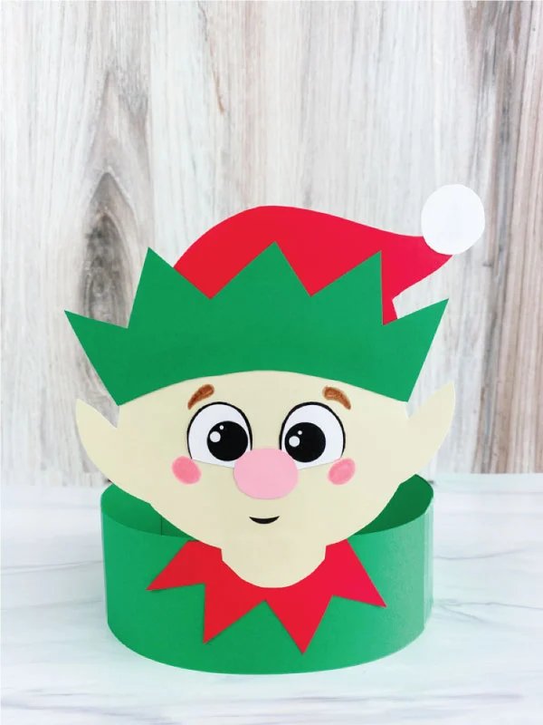 Elf Headband Craft For Kids [Free Template]