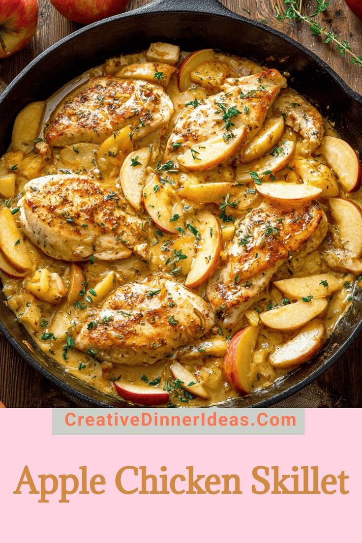 My Favorite Easy Apple Chicken Skillet Recipe for Busy Weeknights
