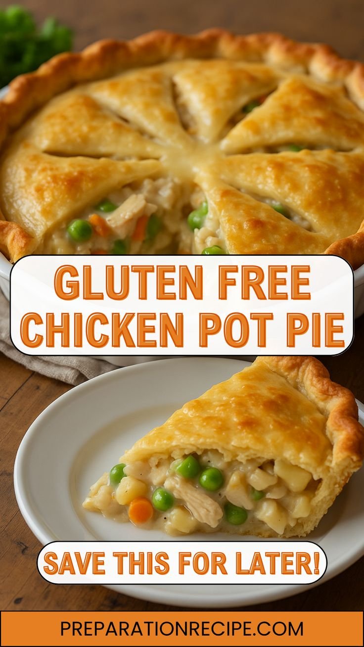 Easy Gluten Free Chicken Pot Pie with a Cozy Crust (Dairy-Free Option!)