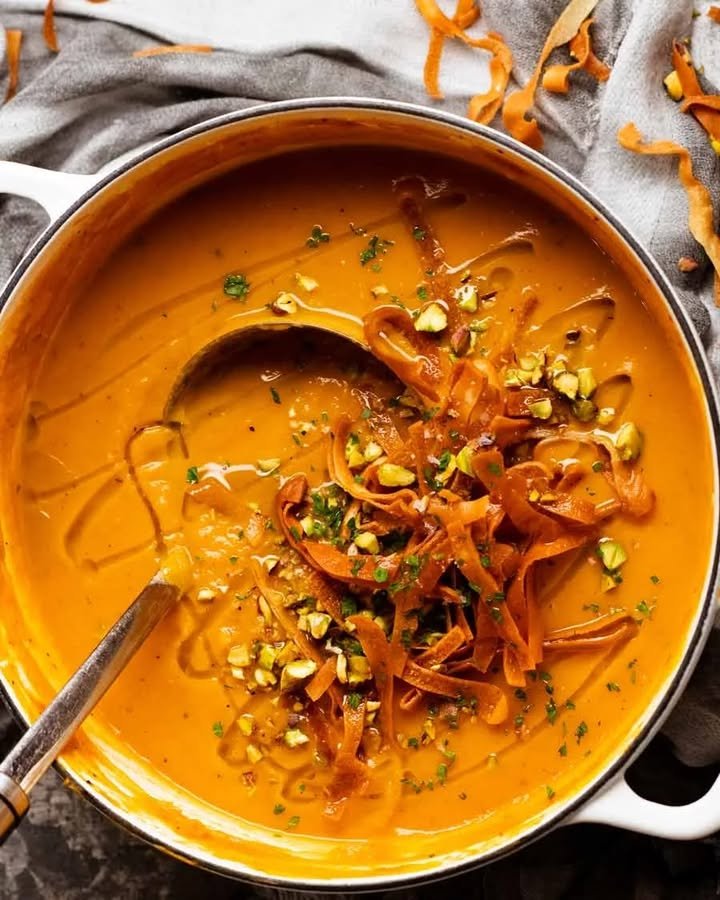 Soupe de patate douce