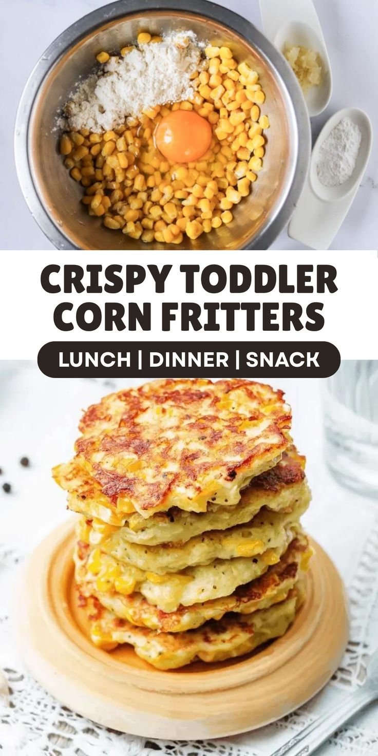Healthy Southern Corn Fritters with Hidden Veggies for Kids (Great for Lunch, Snacks, and Sides!)