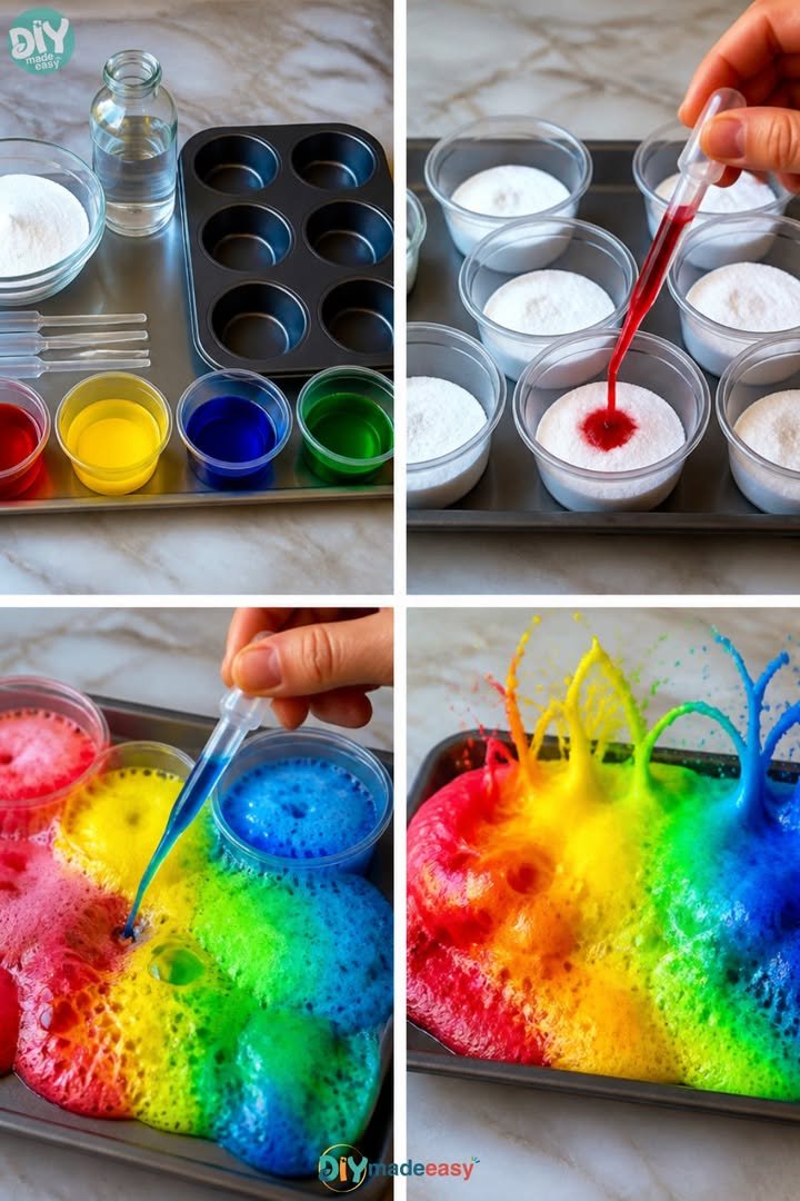 Regenbogen Fizz Feuerwerk