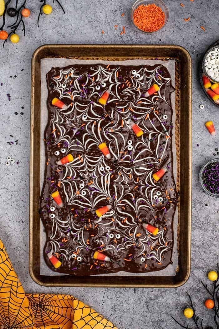Halloween Chocolate Bark Recipe