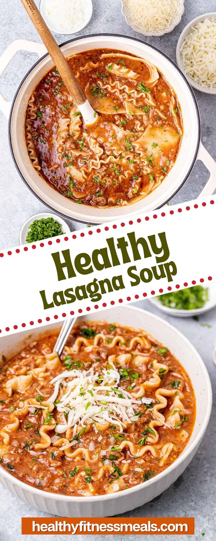 Healthy Lasagna Soup