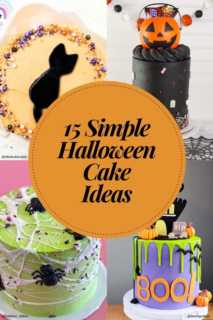 15 Simple Halloween Cake Ideas That You Can Do