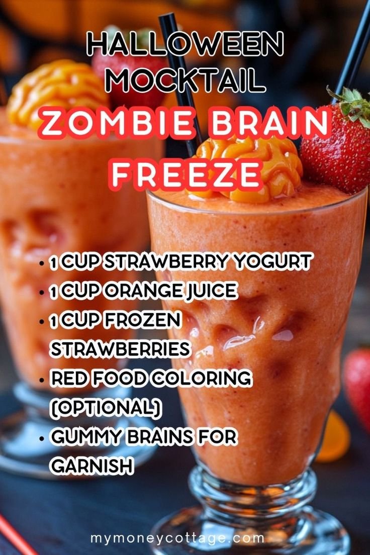 Halloween party foods for kids | Halloween drink for kids, Zombie punch, Halloween drinks non alcoholic