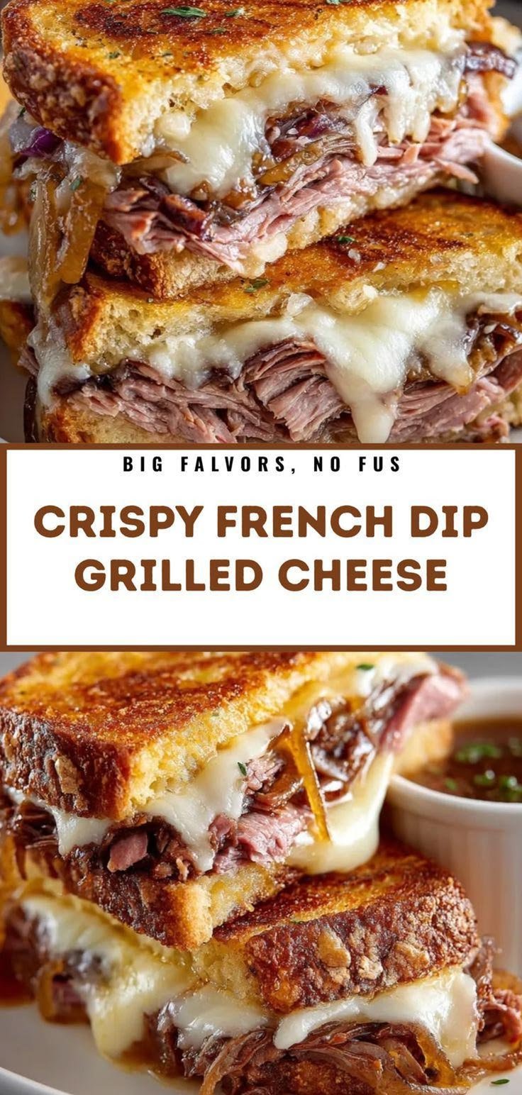 French Dip Grilled Cheese