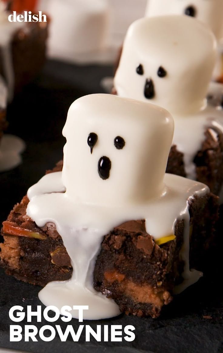 Ghost Brownies Will Get You SO Excited For Halloween