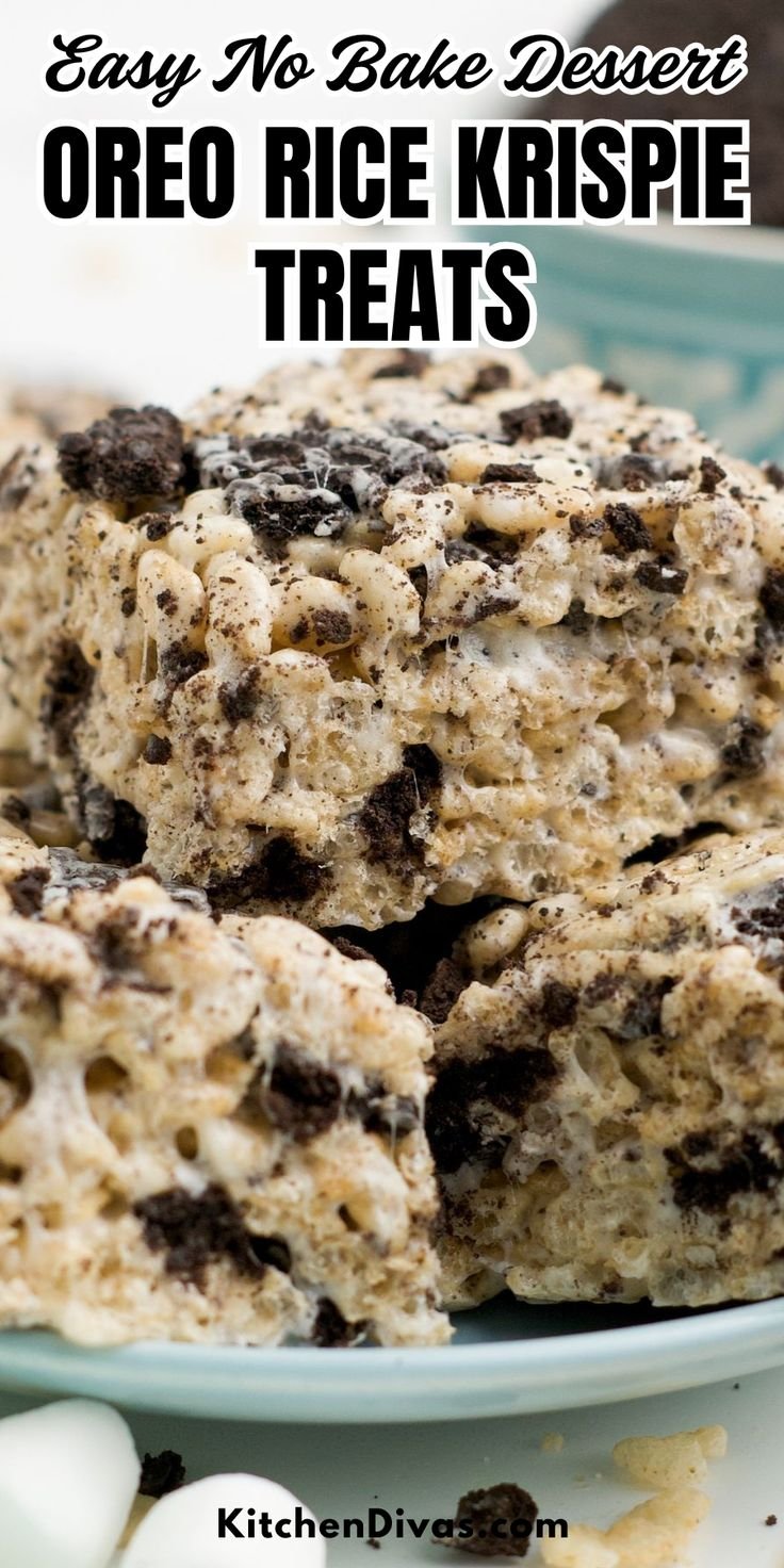 Oreo Rice Krispie Treats