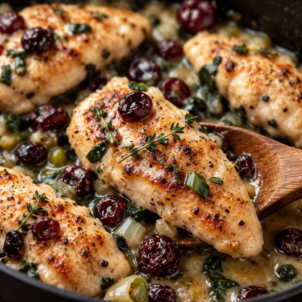 Air Fryer Chicken Tenders mit Cranberry-Dip