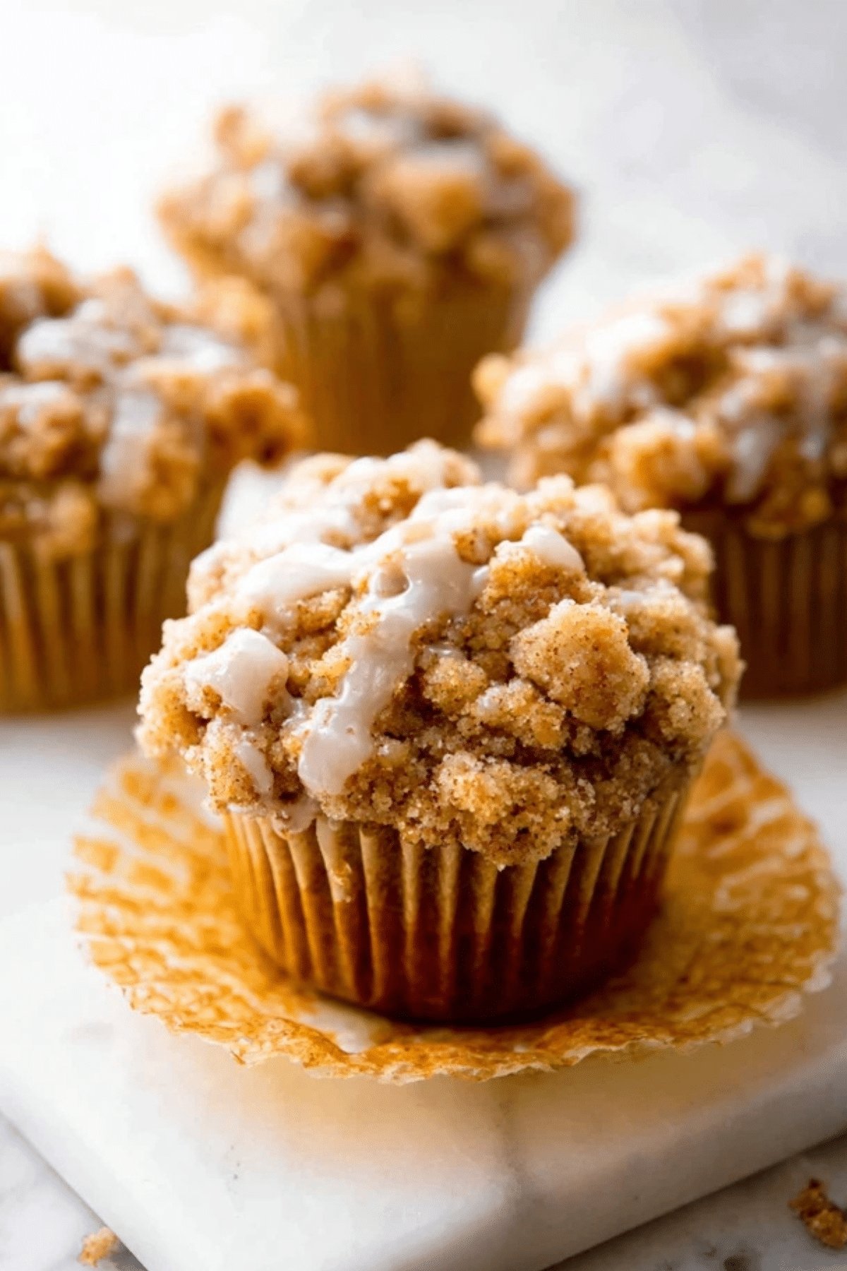 Pumpkin Crumb Cake Muffins
