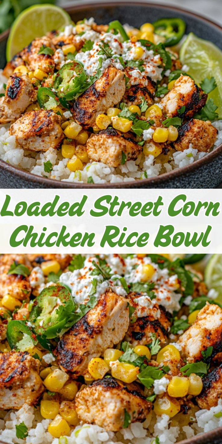 Street Corn Chicken Bowl