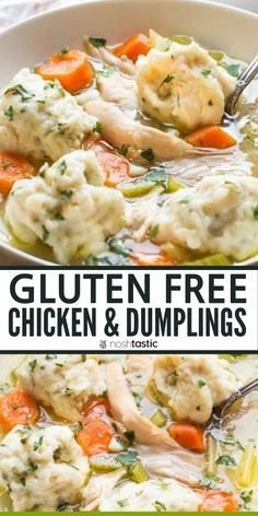 Delicious Gluten-Free Chicken and Dumplings Recipe | Gluten Free Creamy Chicken, Gluten Free Dinner Recipes, Gluten Free Egg-Free Dinner