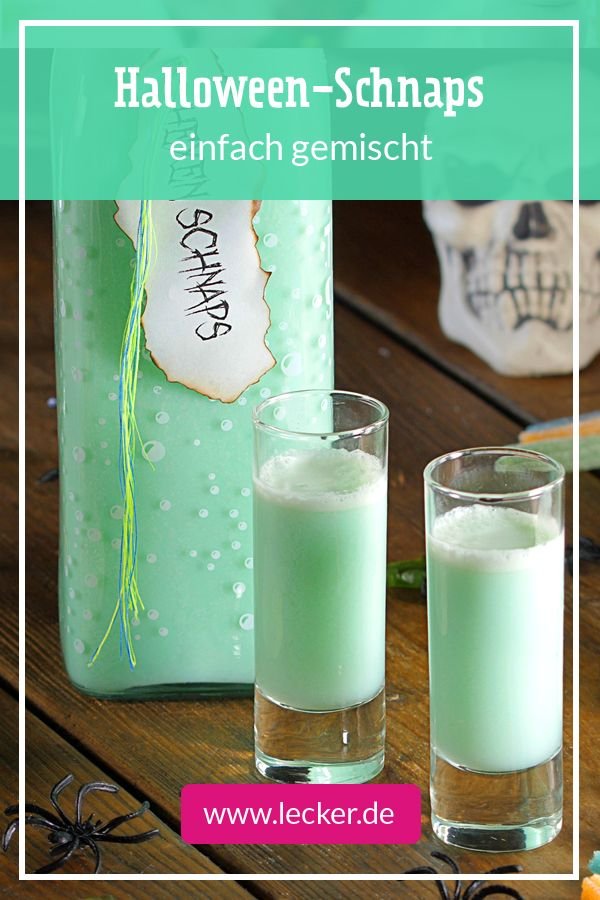 Halloween-Schnaps - Rezept für Hexenschnaps