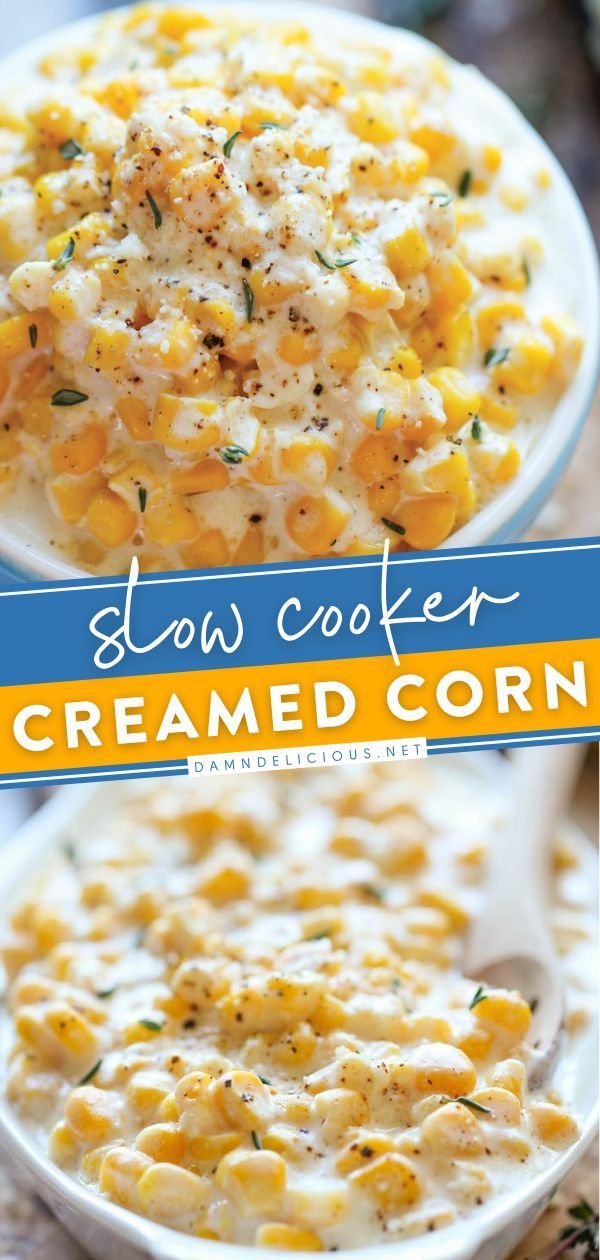 SLOW COOKER CREAMED CORN