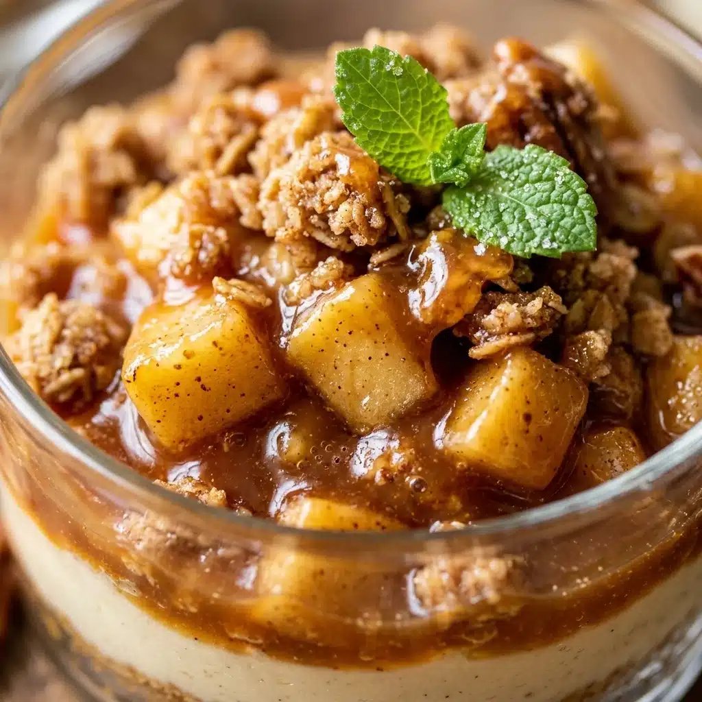 Caramel Apple Dessert Cups