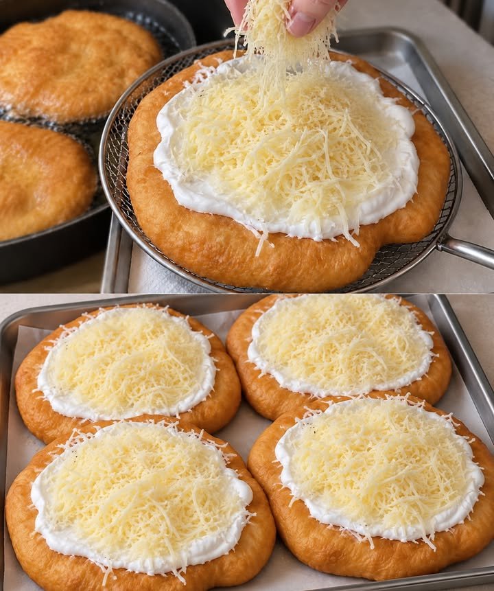 Knoblauch Langos – Knusprig & Lecker