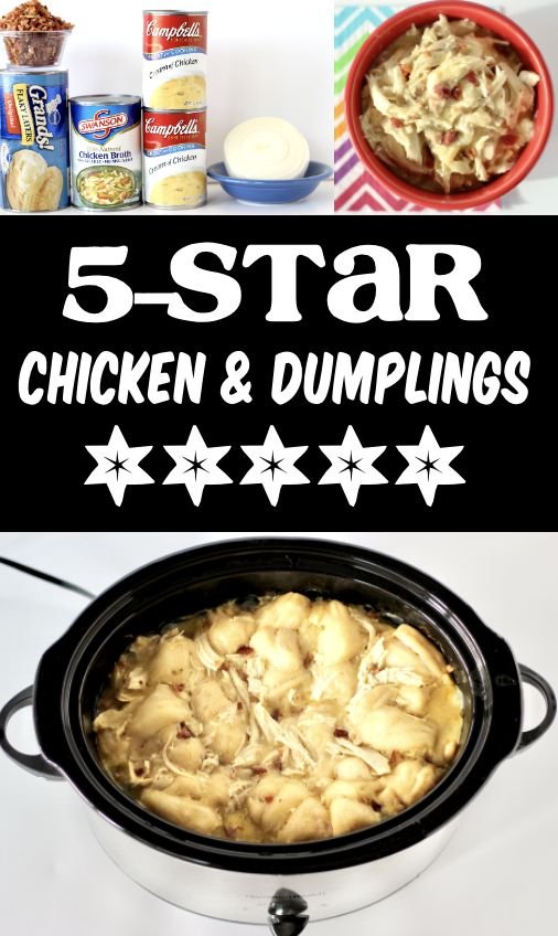 Crockpot Chicken and Dumplings Recipe! {Ultimate Comfort Food}