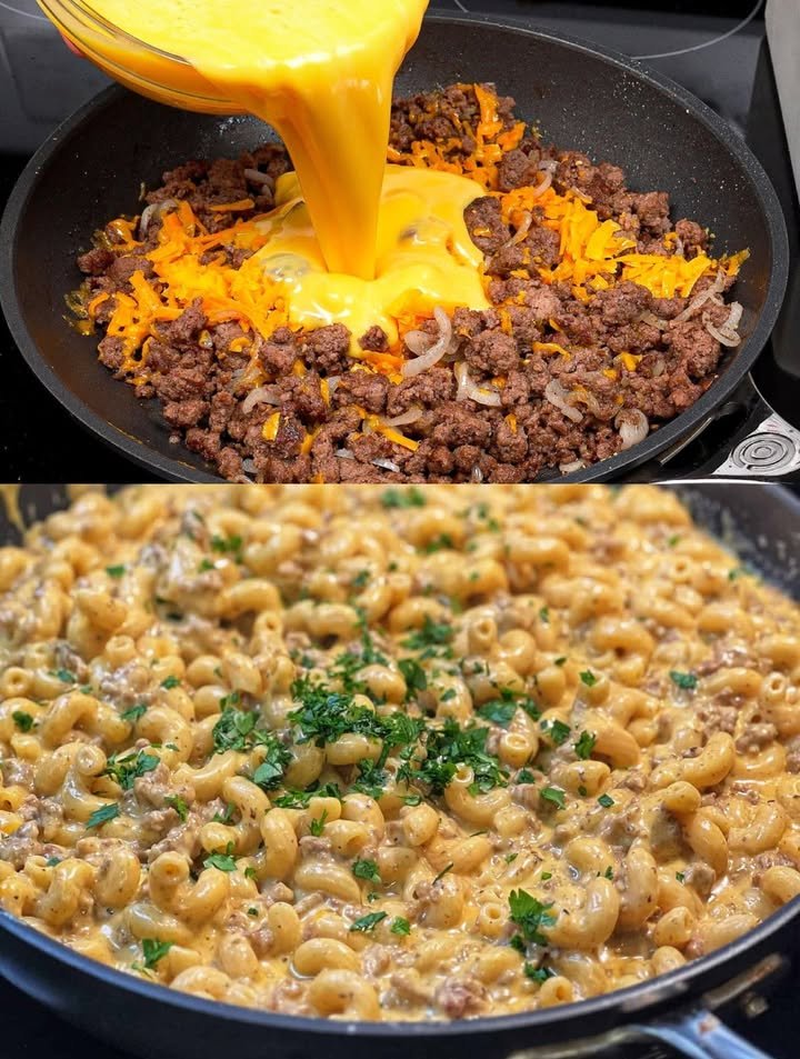 Cheeseburger Pfanne zum Sattessen