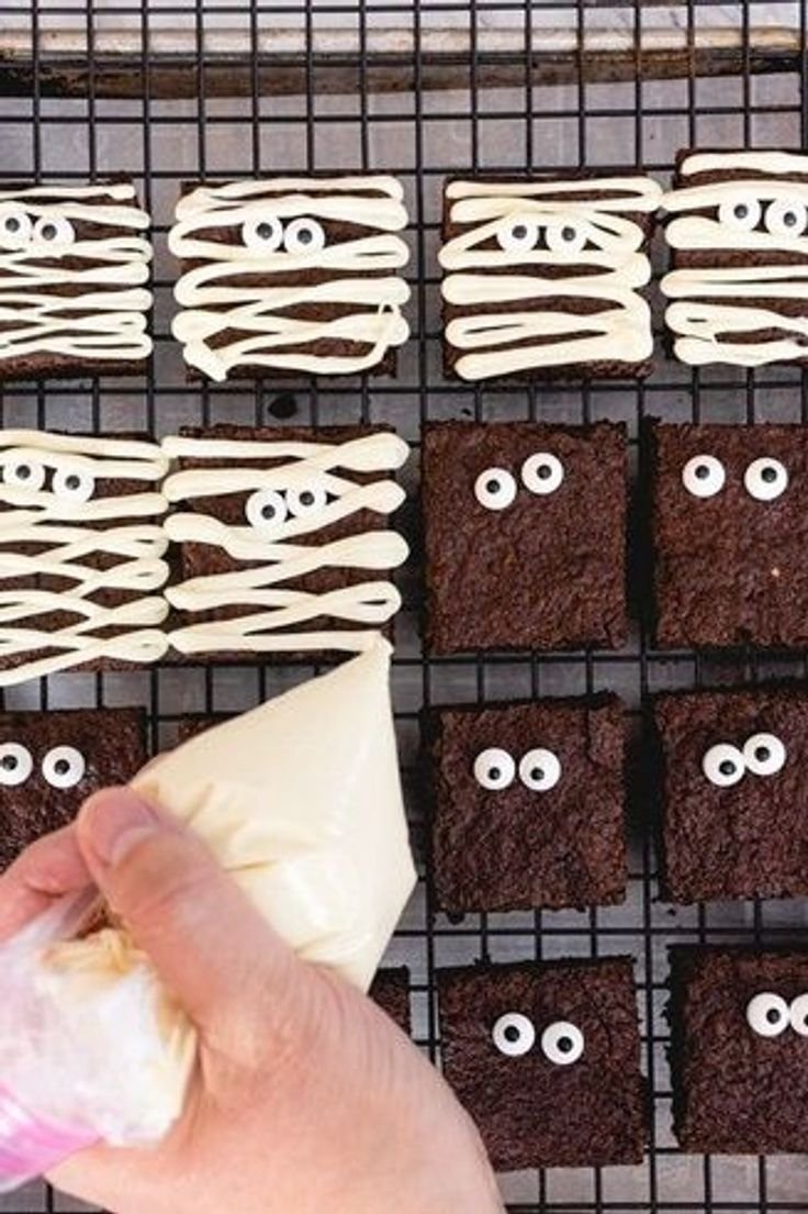 Spooky Mummy Brownies