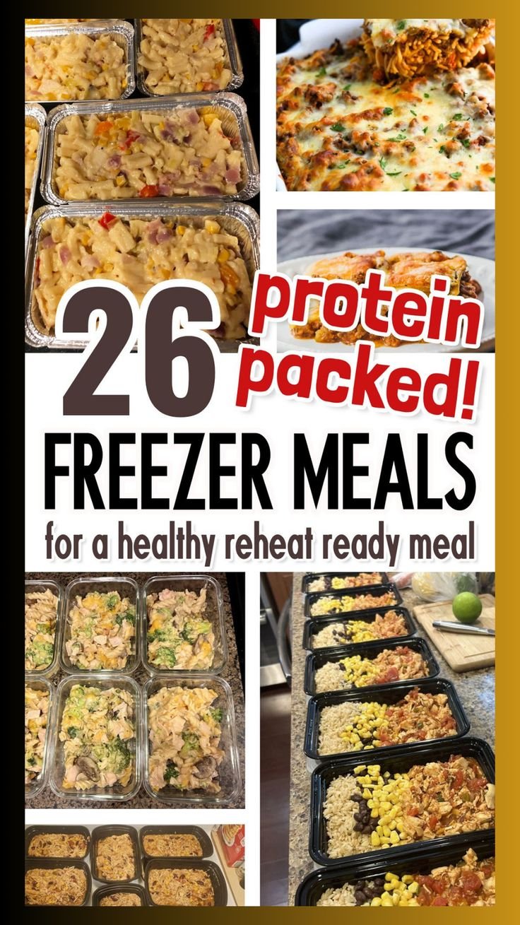 High Protein Freezer Meal Prep Casserole Recipes