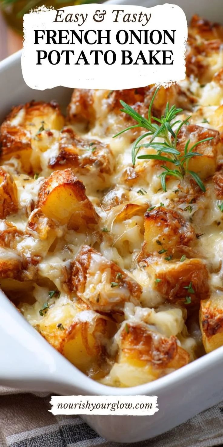 French Onion Potato Bake