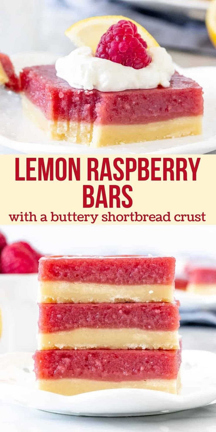 Lemon Raspberry Bars