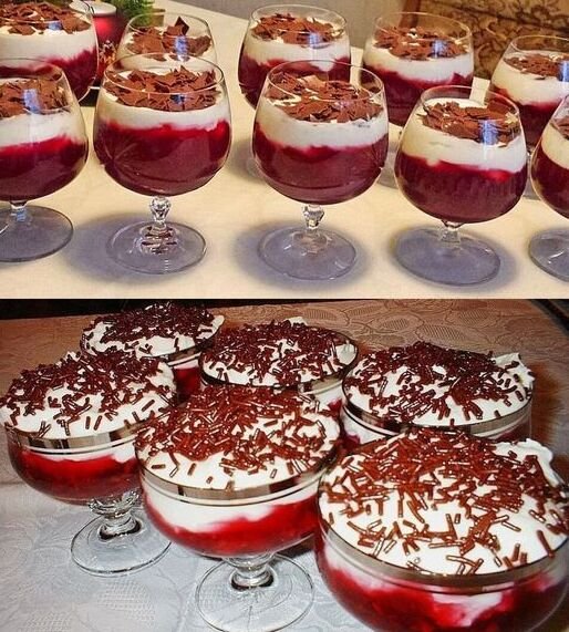Schneewittchen Dessert in 5 Minuten
