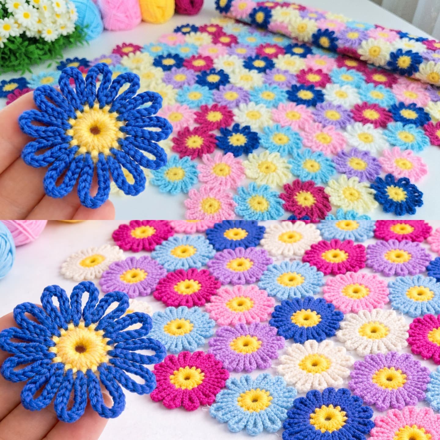 Crochet Flower Tablecloth Pattern for Home Decor