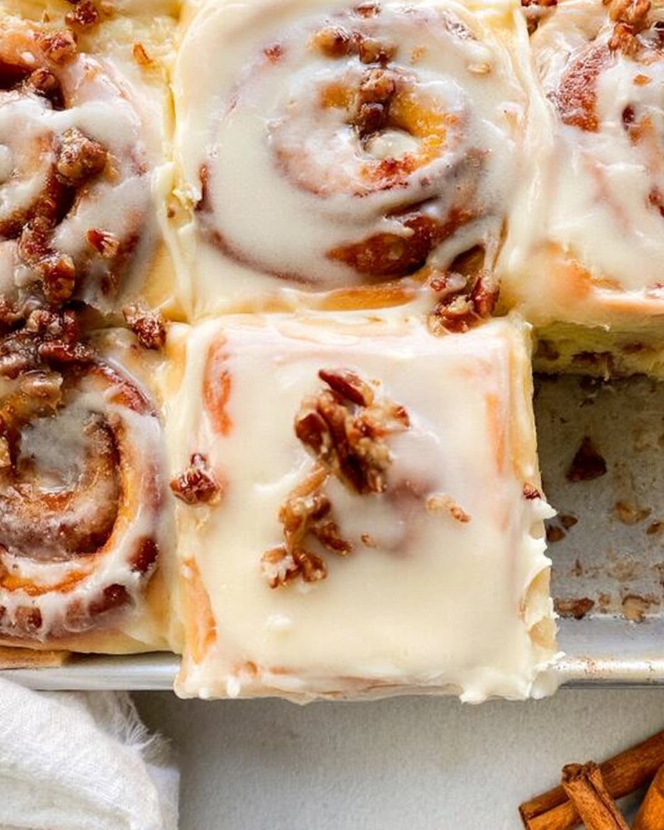 Apple Pecan Cinnamon Rolls
