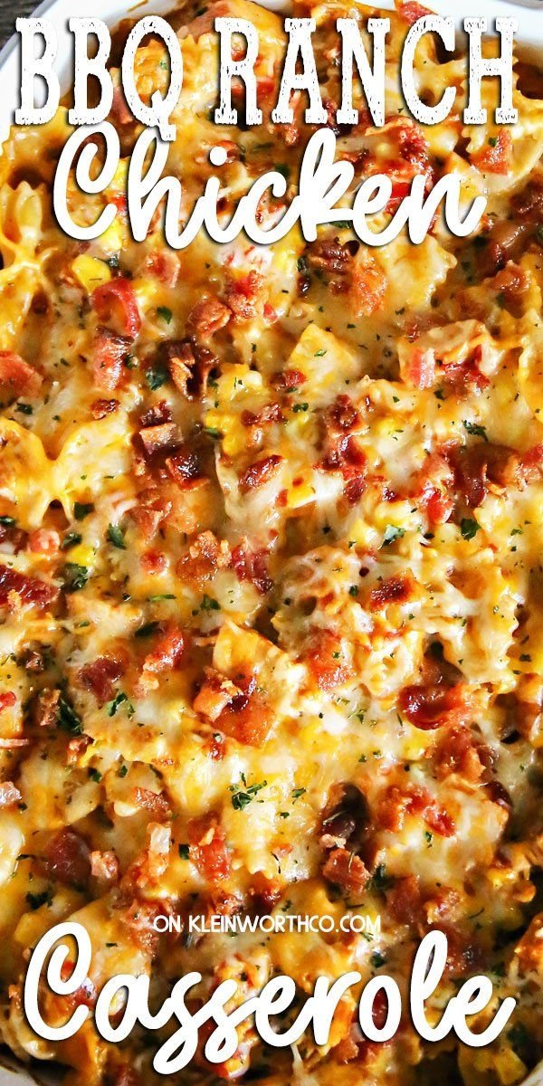 Bbq chicken southwest casserole | Bbq ranch chicken casserole, Bbq casserole recipes, Chicken recipes casserole