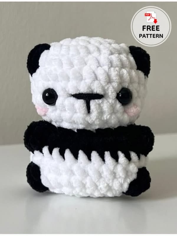 No Sew Crochet Panda Free Amigurumi PDF Pattern