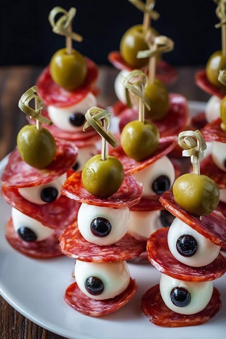 Easy and Scary Halloween Party Appetizers | Horror themed party food, Halloween party snack ideas for teens, Halloween themed food for a party