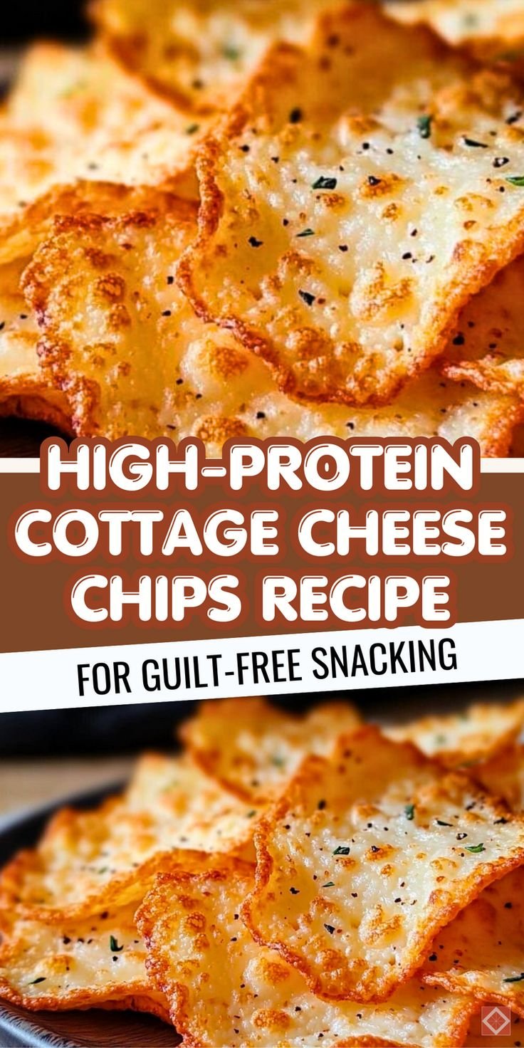 Crispy Cottage Cheese Chips