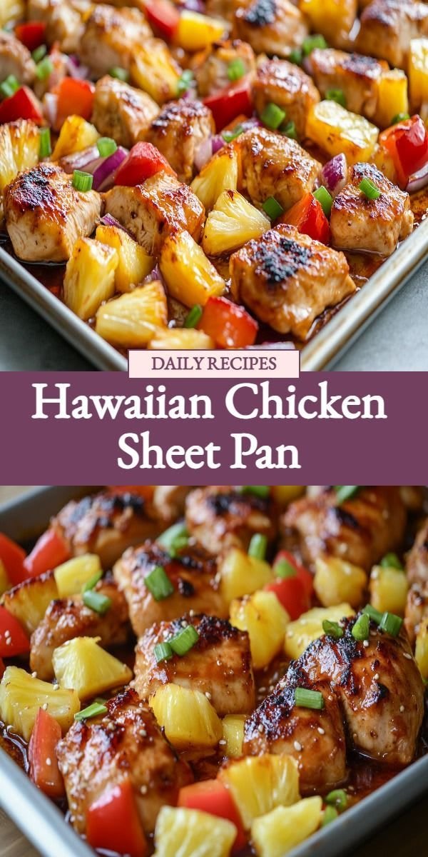 Hawaiian Chicken Sheet Pan