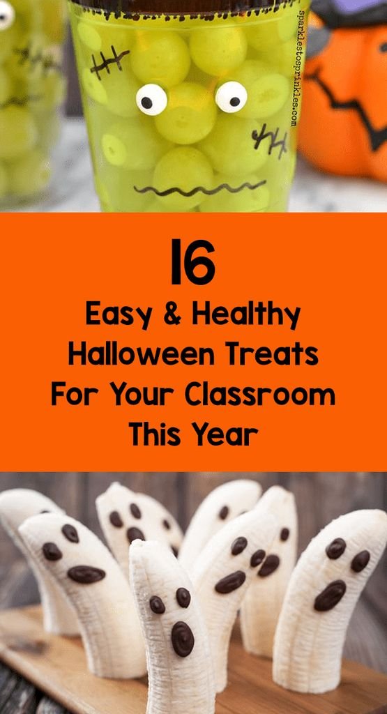 16 Easy & Healthy Halloween Treats For Your Classroom This Year