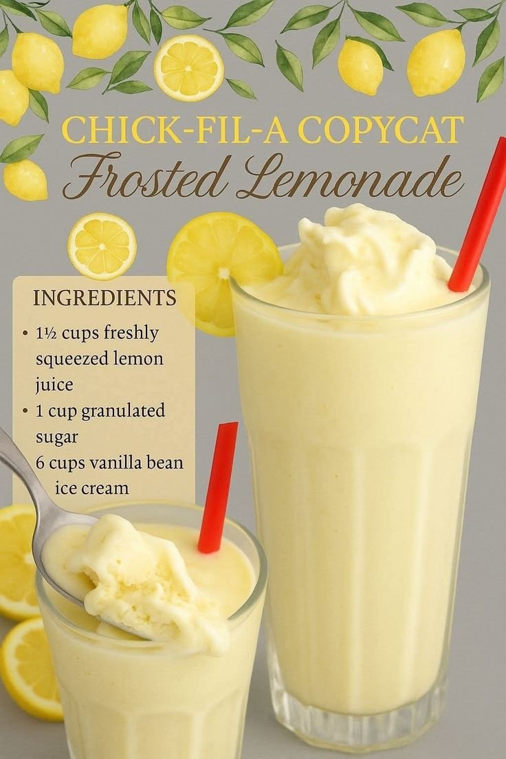 Canned frosted lemonade | Frosted lemonade drink, Healthy frosted lemonade recipe, Milkshakes