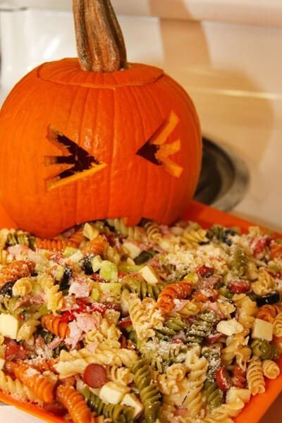 UPCHUCKIN’ PUMPKIN LOADED PASTA SALAD