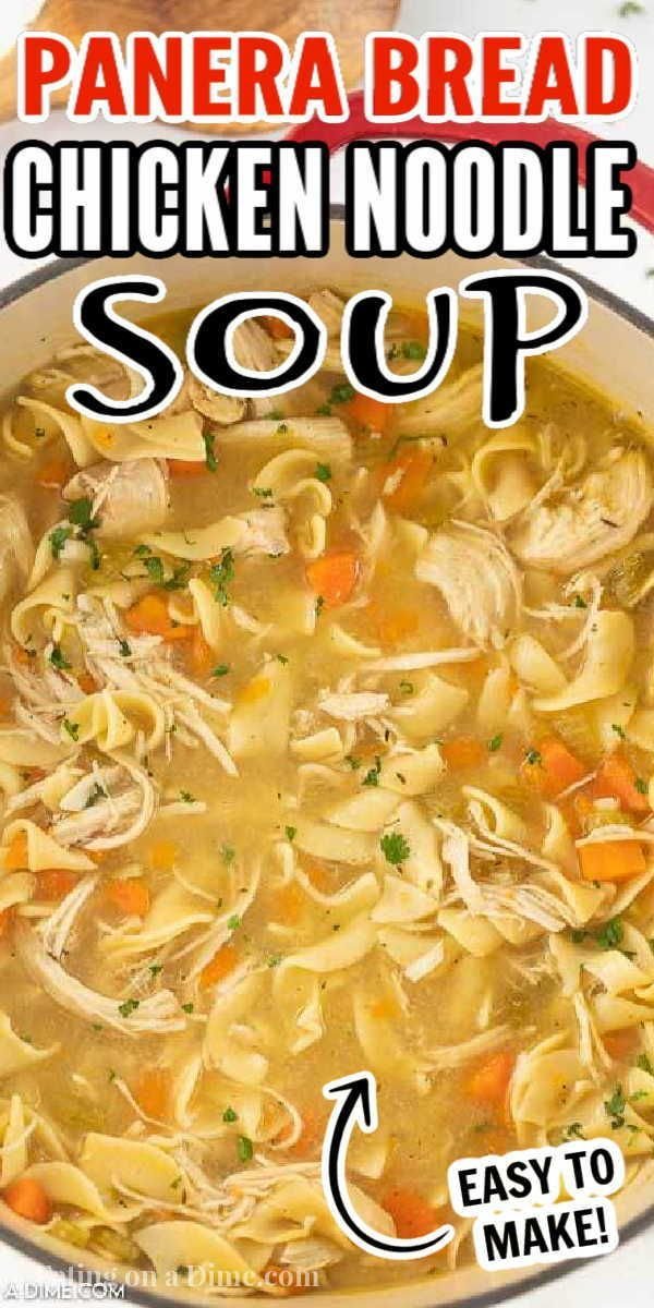 CopyCat Panera Bread Chicken Noodle Soup Recipe