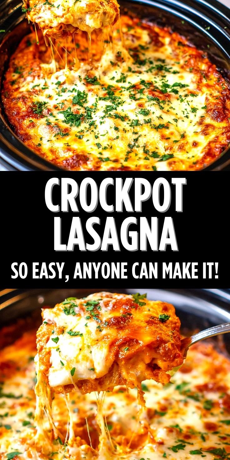 Irresistible Crockpot Lasagna