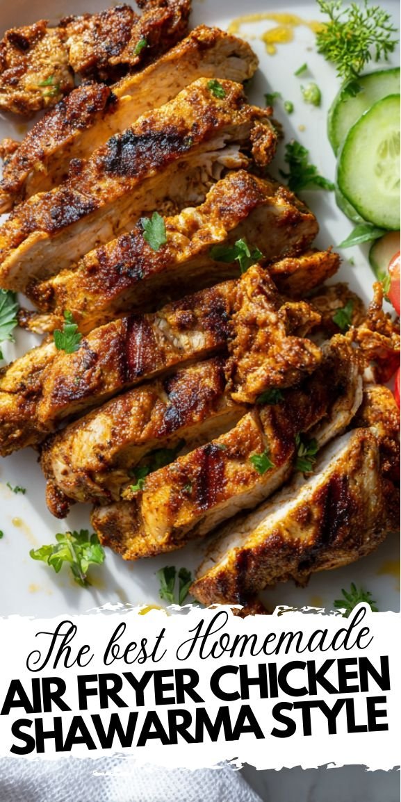 Homemade Chicken Shawarma Style in the Air Fryer – Easy Dinner