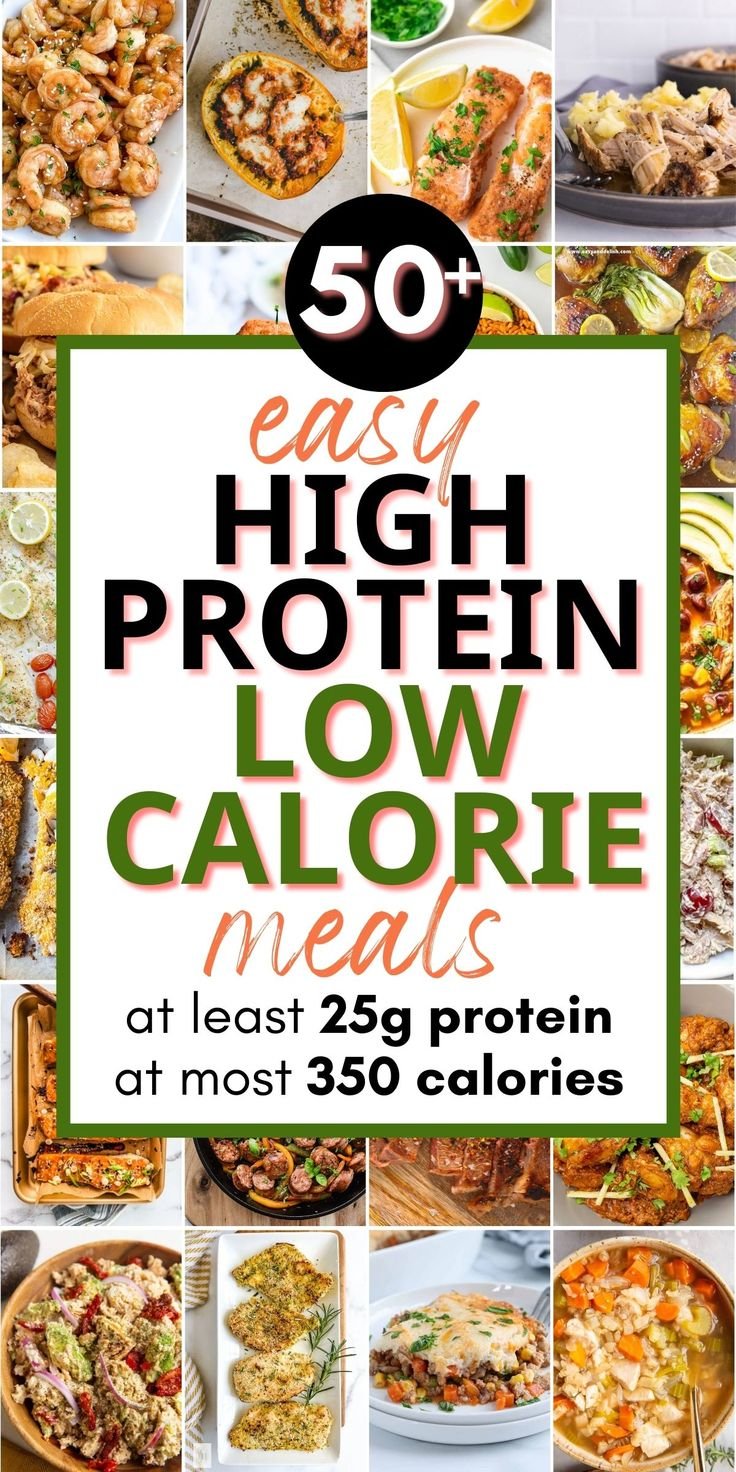 50+ Low Calorie High Protein Meals (Easy Recipes That Keep You Full)