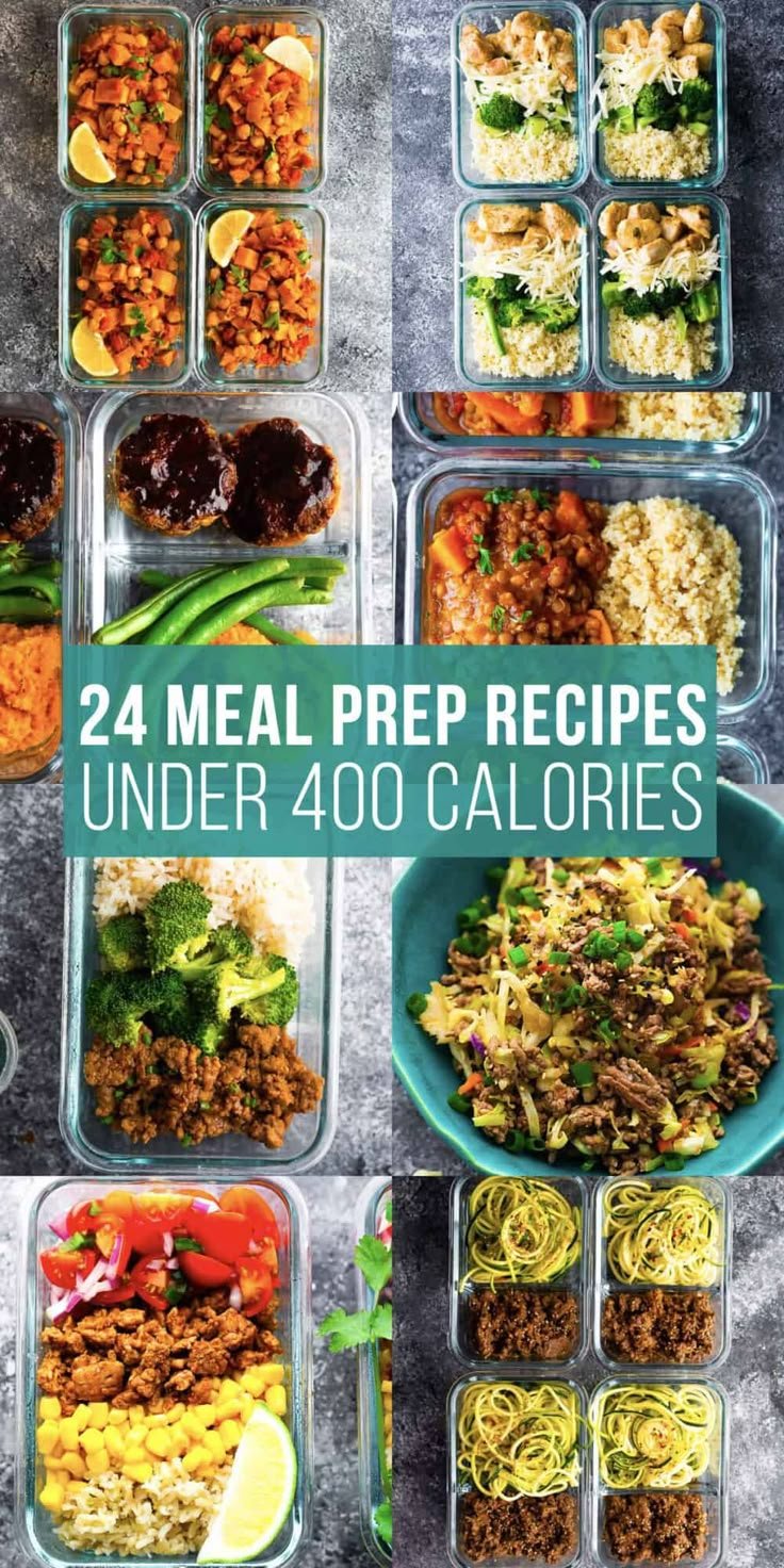 Meal Prep Lunch Recipes Under 400 Calories