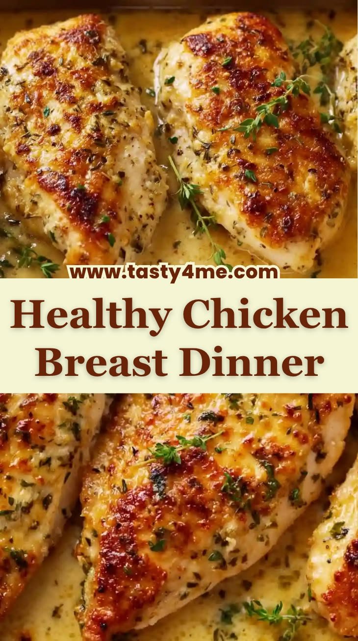 Healthy Chicken Breast Dinner That's Juicy Every Time