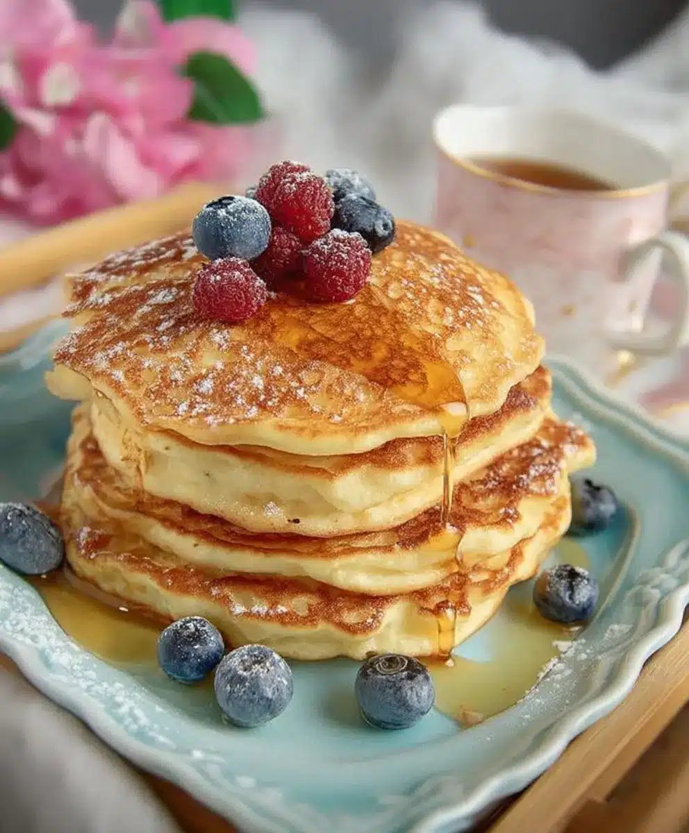Zuckerfreie Pancakes aus Quark und Haferflocken