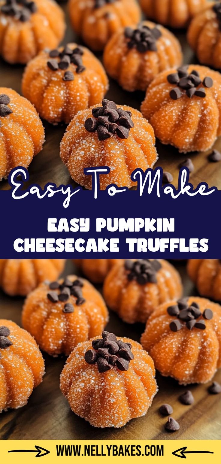 Easy Pumpkin Cheesecake Truffles Recipe